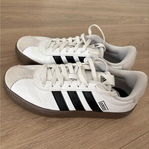 Adidas Classic White and Black Shoes